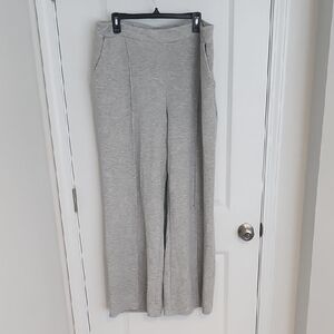 Gray Wide-Leg Pants